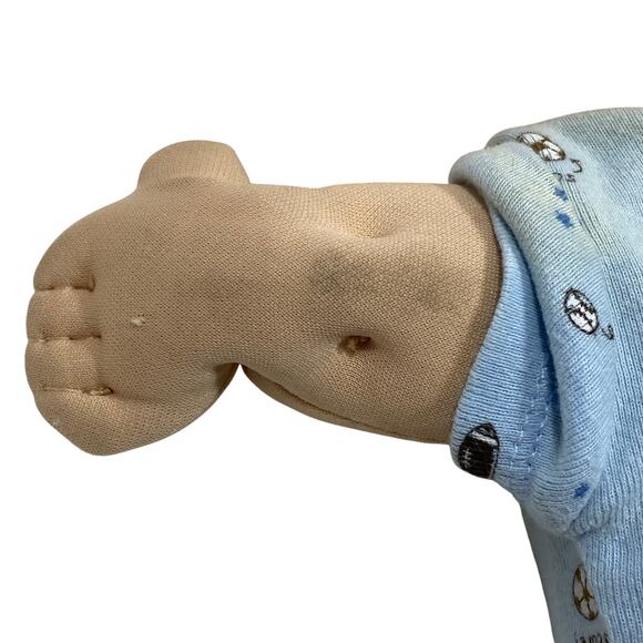 Vintage Cabbage Patch Doll Xavier Roberts Blonde Baby Pajamas 1982–1988 - Picture 3 of 10